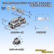 画像6: 矢崎総業 250型 58コネクタ Xタイプ 防水 2極 オスカプラー・端子セット ホルダ付属 タイプ1 灰色 (6)
