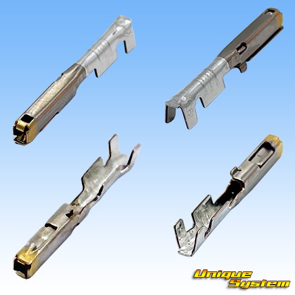 画像2: 矢崎総業 025型II+090型II ハイブリッドカプラーシリーズ用 非防水 025型II メス端子 金メッキ サイズ：L (0.3-0.5mm2) (2)