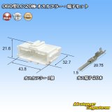 画像: 矢崎総業 060型LC (HLC) 非防水 20極 オスカプラー・端子セット