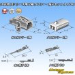 画像2: 矢崎総業 090型II 非防水 2極 カプラー・端子セット タイプ6 (2)