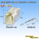 画像: 矢崎総業 090型II 非防水 4極 オスカプラー・端子セット タイプ1