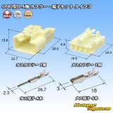 画像: 矢崎総業 090型II 非防水 4極 カプラー・端子セット タイプ3